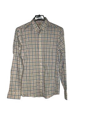 Faherty Movement Plaid Button Down Shirt Sz SM Classic Lightweight